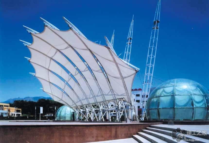 宜州车棚膜结构网架